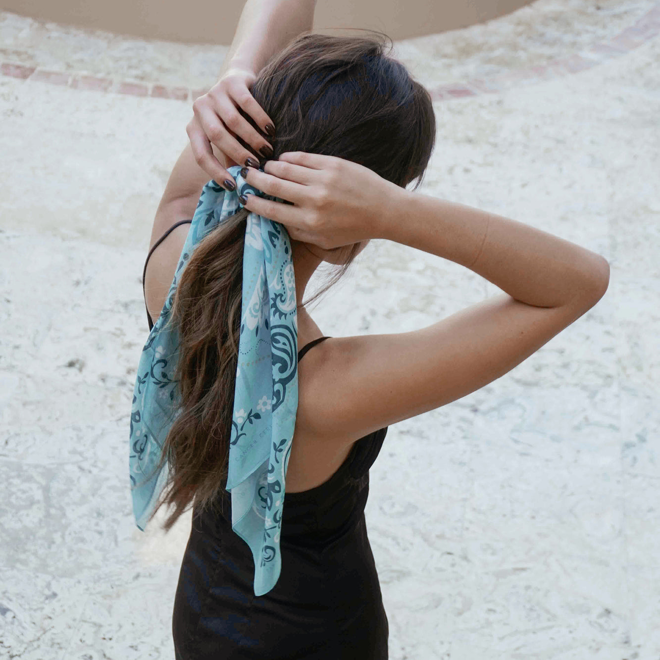 Light Teal Scarf - The Eccentric Label